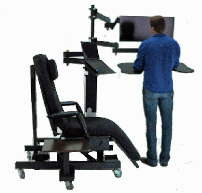 Zero Gravity Workstation 0b Standing
