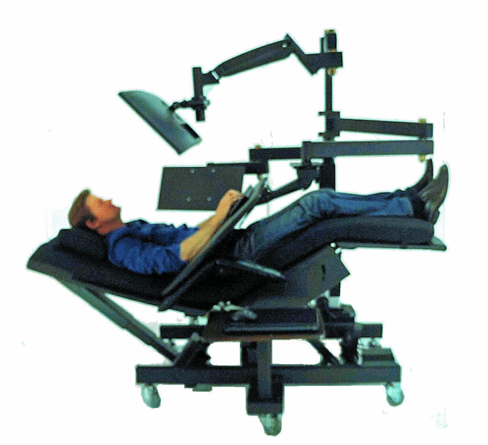 Zero Gravity Workstation 0b laying down