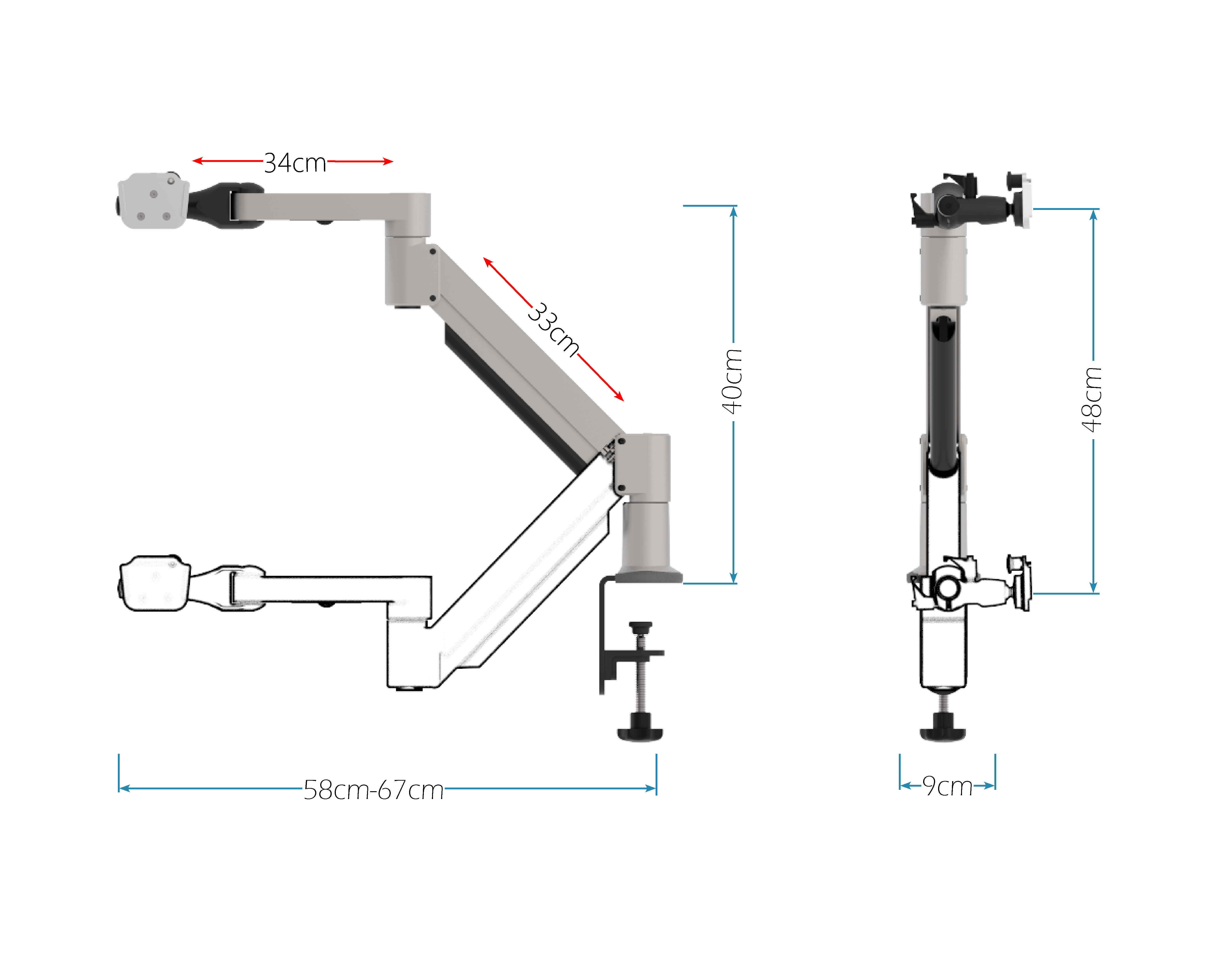 REHAdapt TC-OH Table Clamp - 2