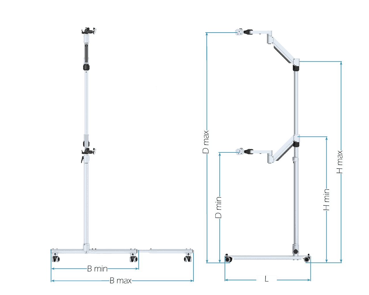 REHAdapt FS VarioFloat Rolling Floorstand - 2
