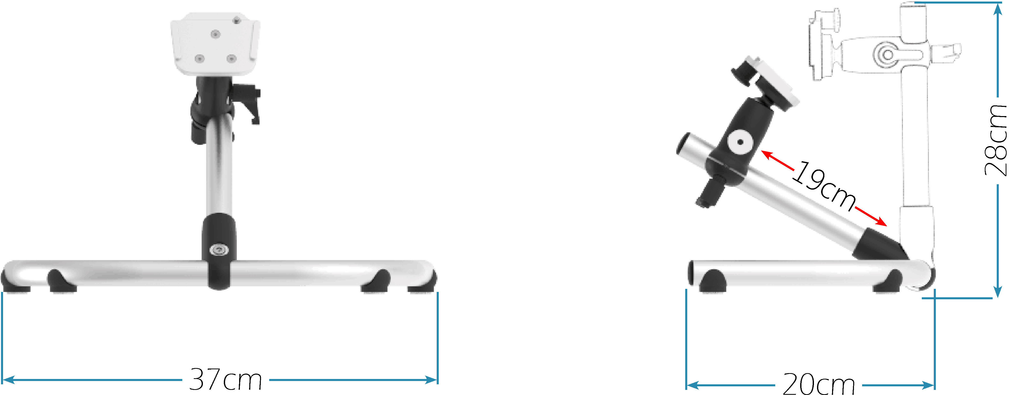 REHAdapt TS-DC Tabletop Mount - 2