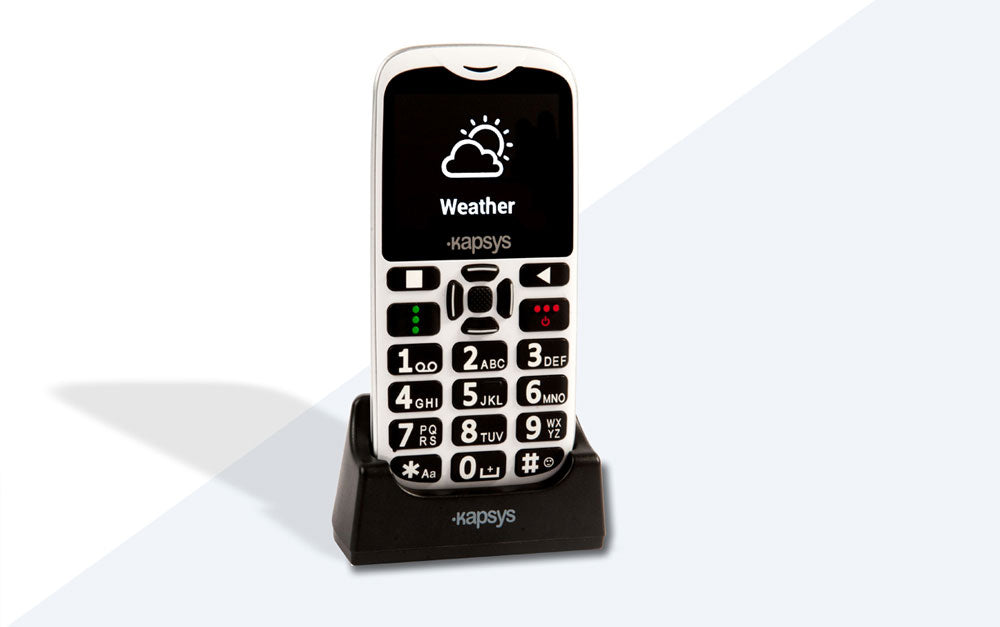 MiniVision2+ Cell Phone in charger - 5