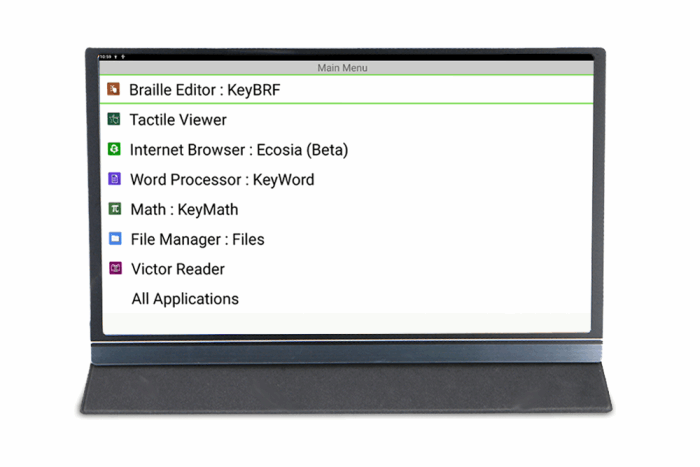 LCD monitor for Monarch/BrailleNote Humanware - 2