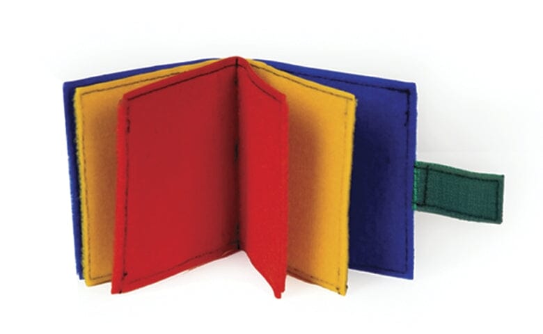 Multicolor Mini Fabric Book - 1