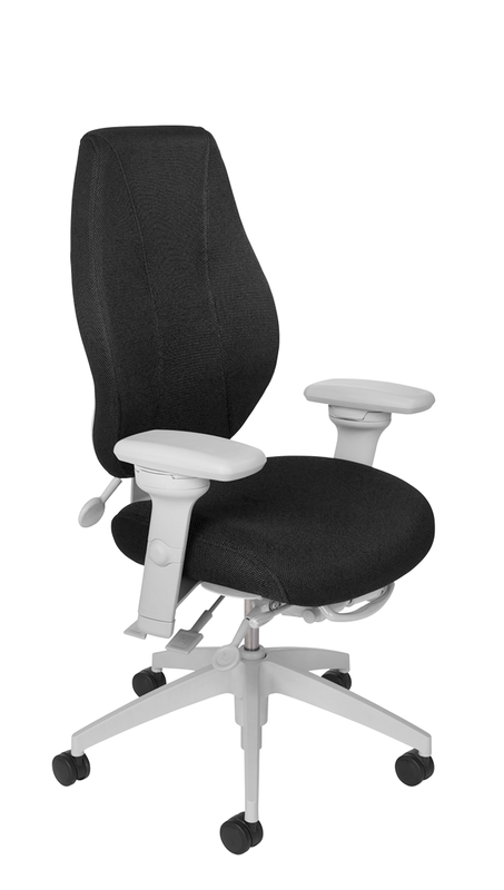 airCentric 2 Light Grey Frame & Black Upholstery - 6