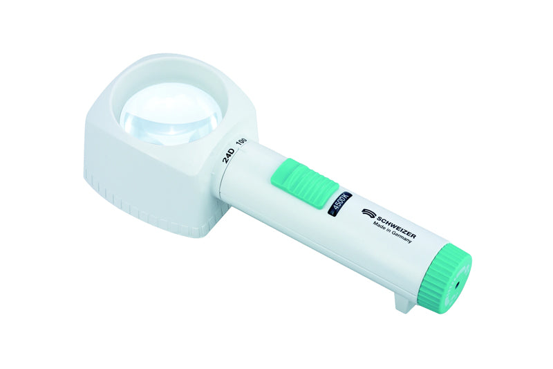 OKOLUX Plus Illuminated Stand Magnifier 7X (24D), 55mm