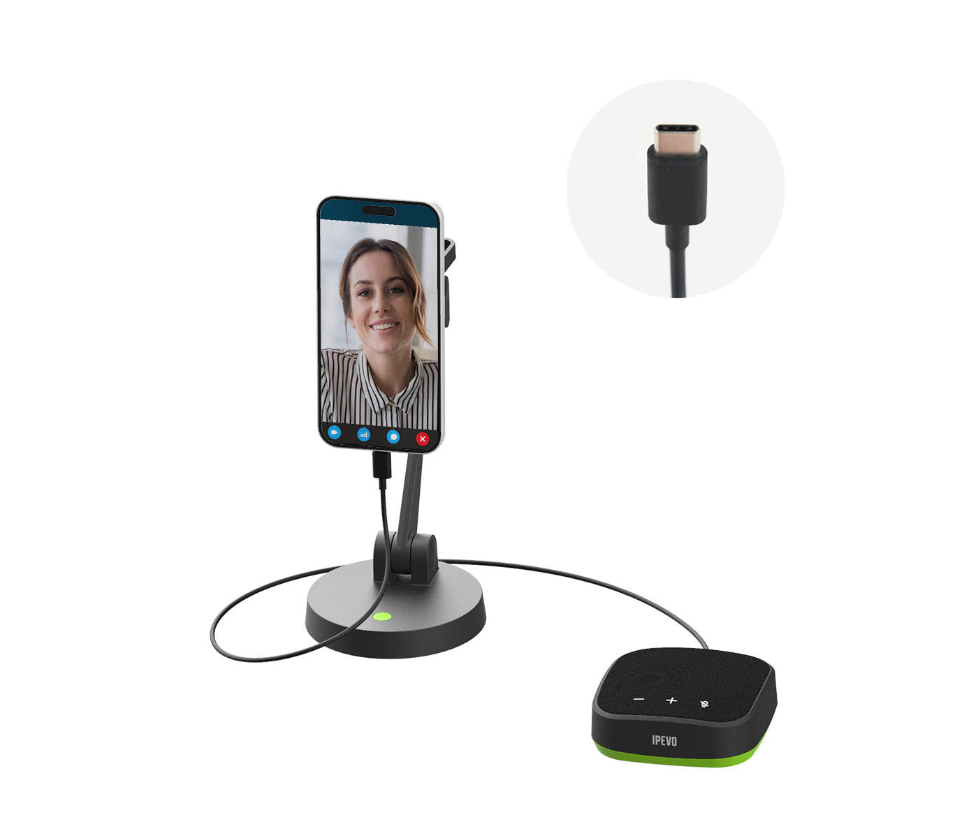 IPEVO VC-A10 USB Portable Speakerphone IPEVO innovating communications