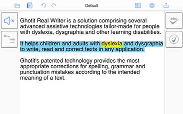 Ghotit Solution for People with Dyslexia or Dysgraphia
