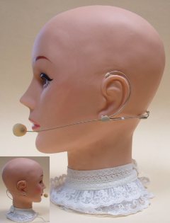 Super-Lite Headband Mic on mannequin