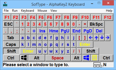 SofType 5 - US and International On-screen Keyboard
