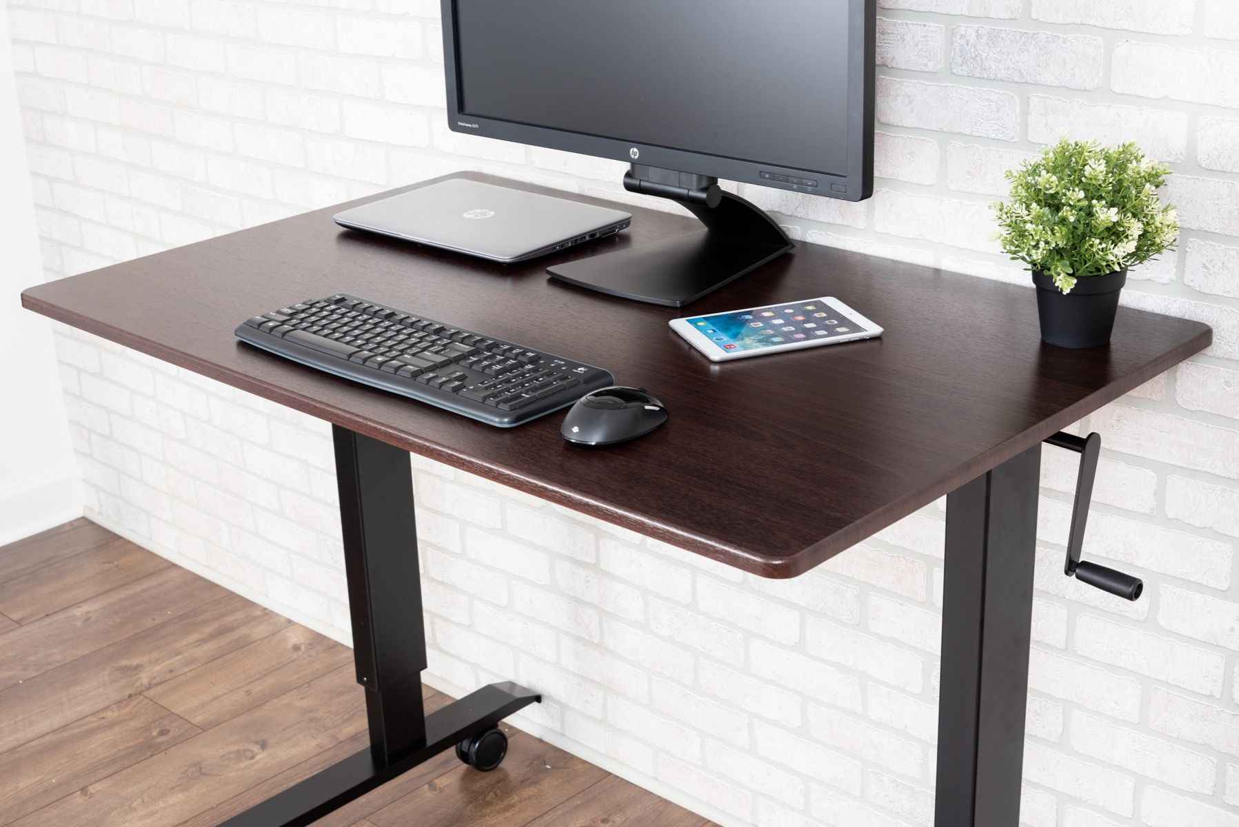 Luxor Luxor 48" Crank Adjustable Stand Up Desk