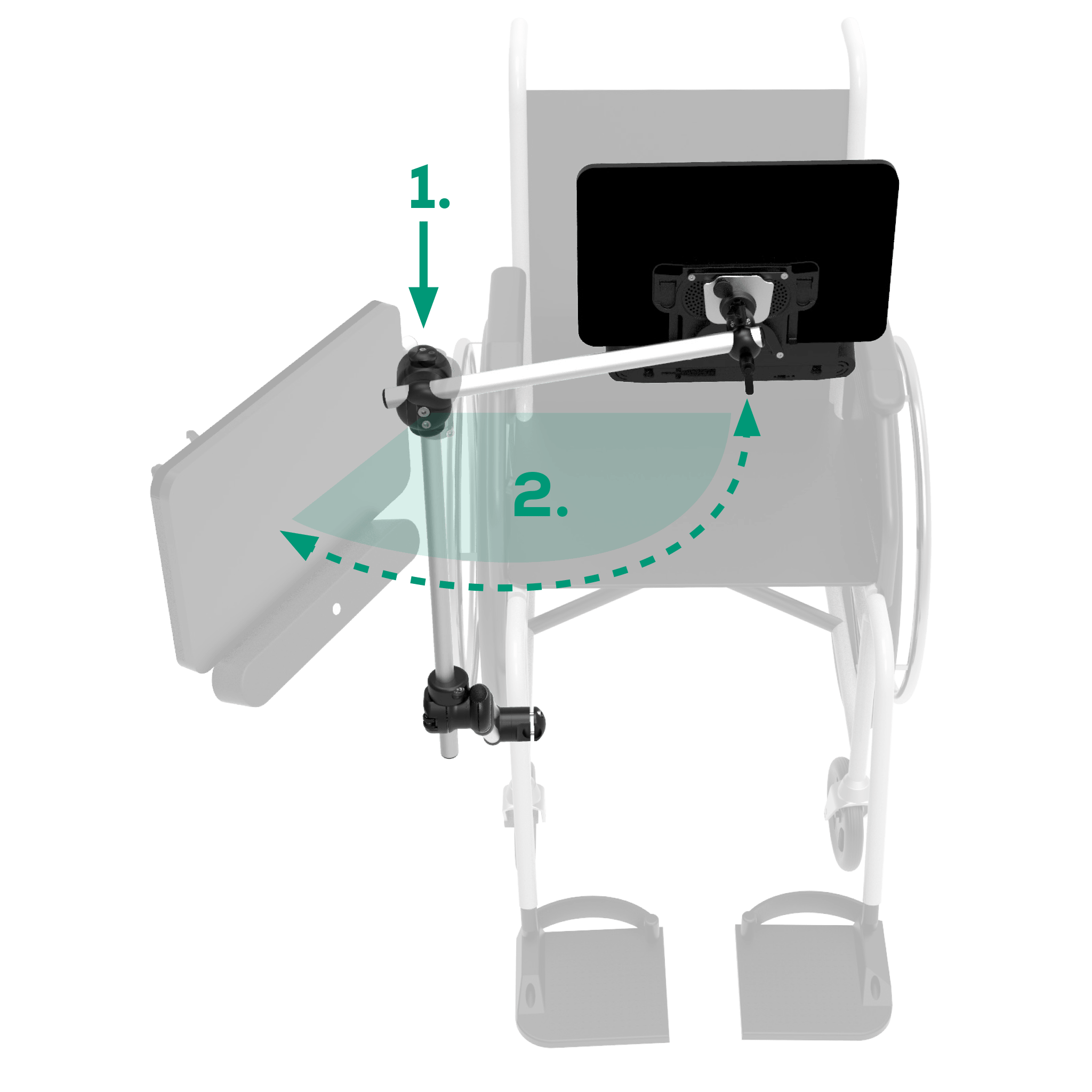 Rehadapt M3D Swing Away Joint - 2