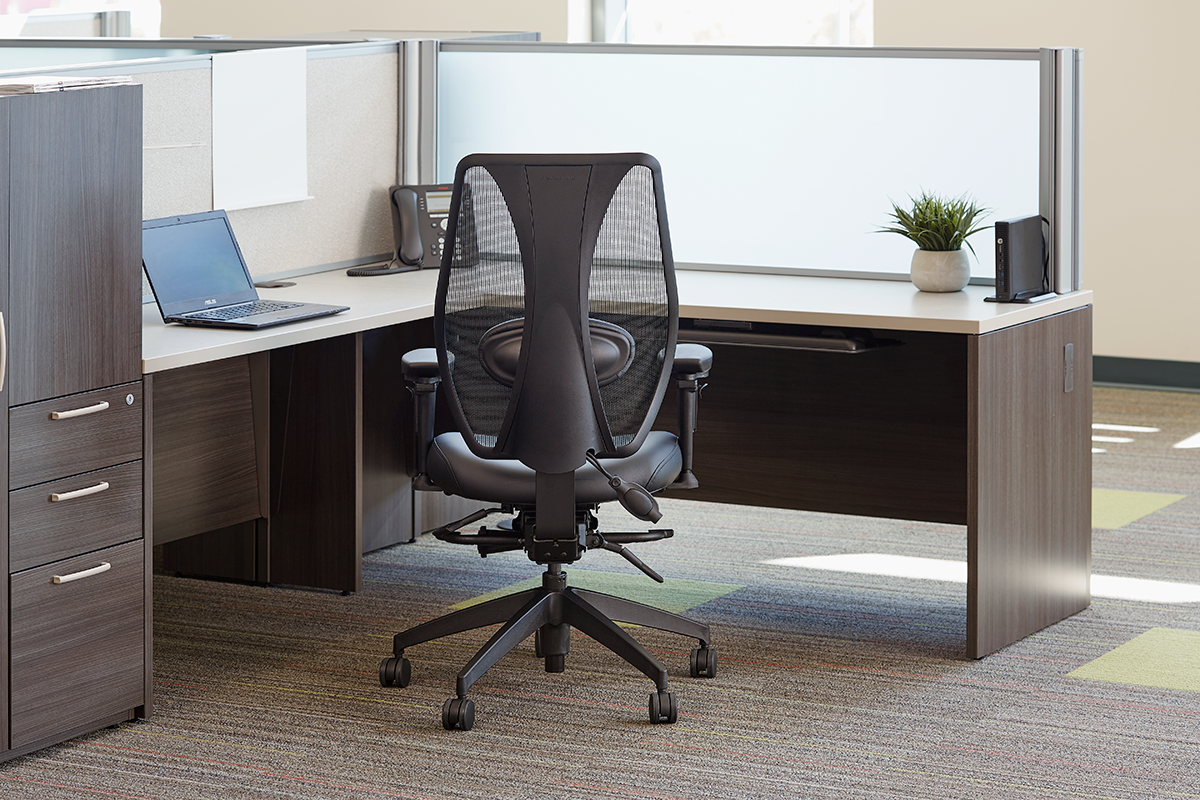 tCentric Hybrid – Mesh Back & Upholstered Seat - 3