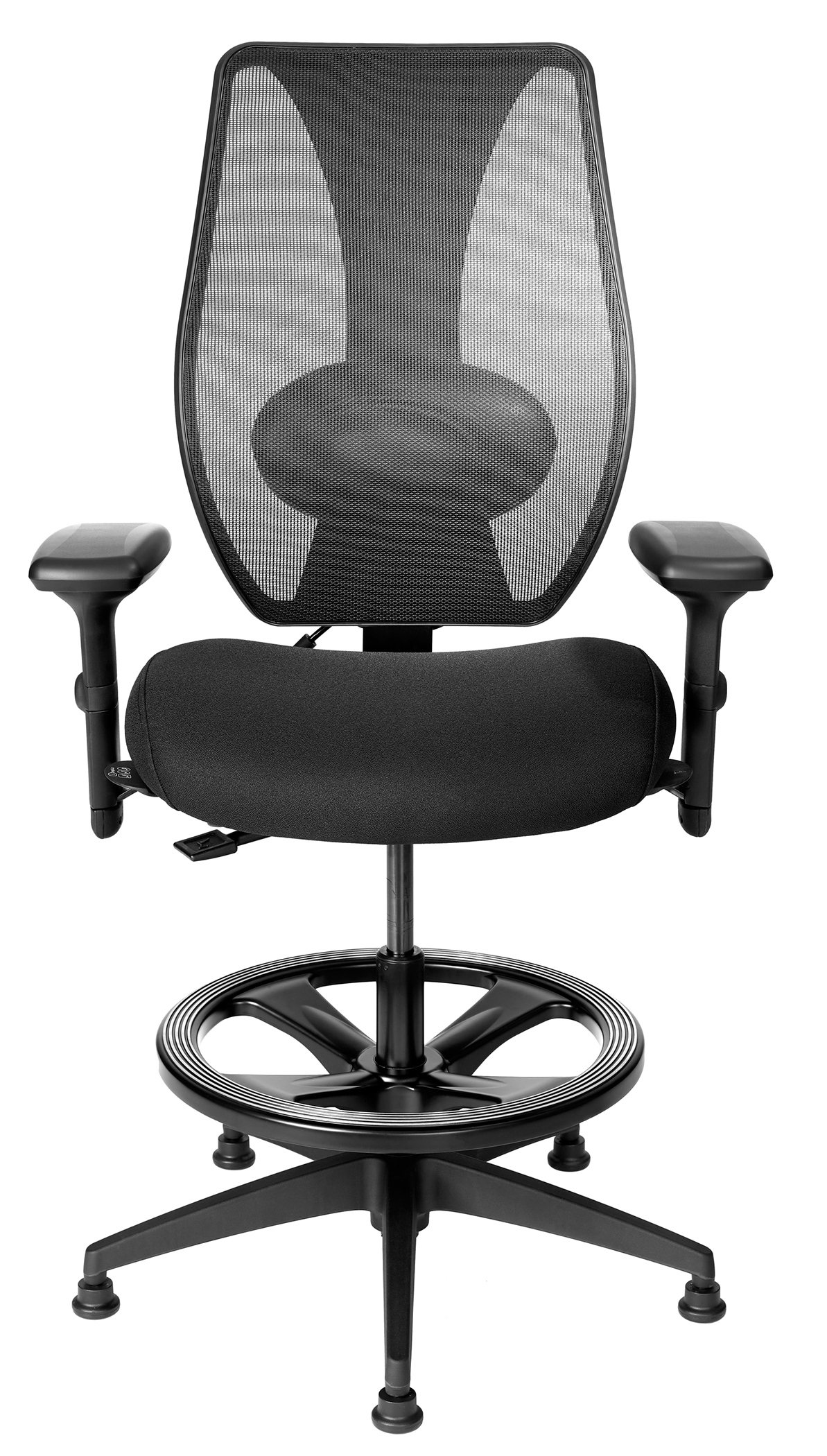 tCentric Hybrid – Mesh Back & Upholstered Seat - 6