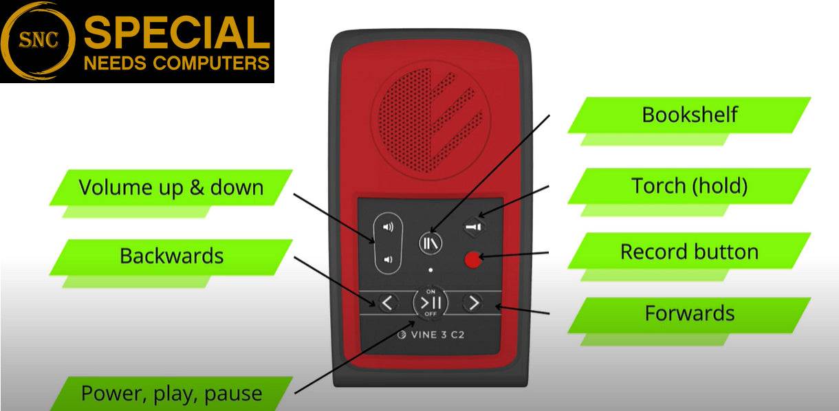 SGS VINE 3 C2 Solar Audio Player and Recorder - 5