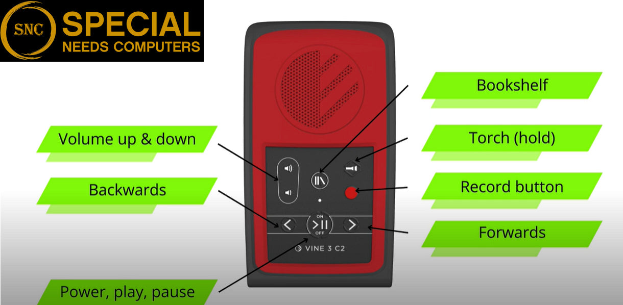 SGS VINE 3 C2 Solar Audio Player and Recorder - 5