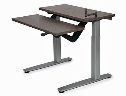 Equity Adjustable Workstation with Keyboard Lift Populas Furniture