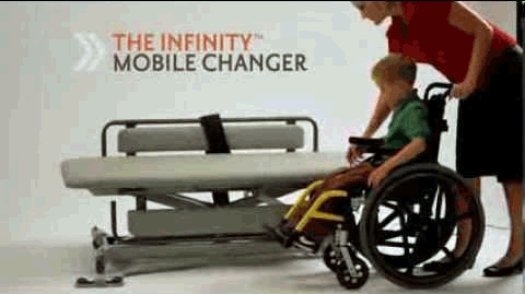 Infinity Adjustable Mobile Changer / Therapy Table