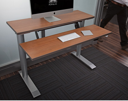 Vox Adjustable Dual Surface Workstation