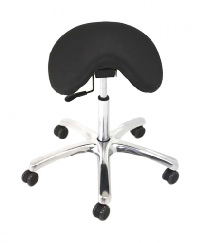 BetterPosture Saddle Chair Black