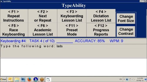 TypeAbility 4.7.0 for JAWS or Fusion