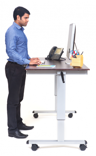 Luxor 60" Crank Adjustable Stand Up Desk