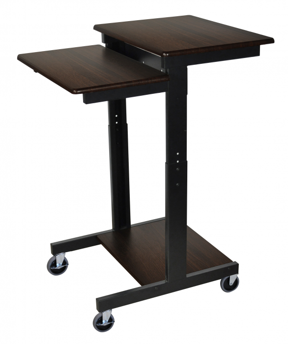 Adjustable-Height Presentation Workstation