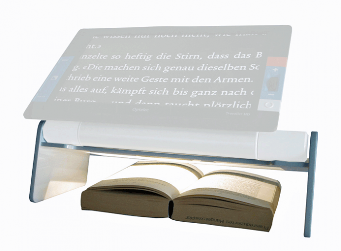 Optelec Traveller HD Portable Video Magnifier with Optional Reading Stand