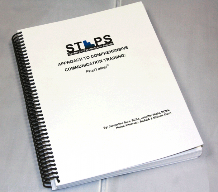 STEPS Manual - Approach to Comprehensive Communication Training with the ProxTalker LoganTech