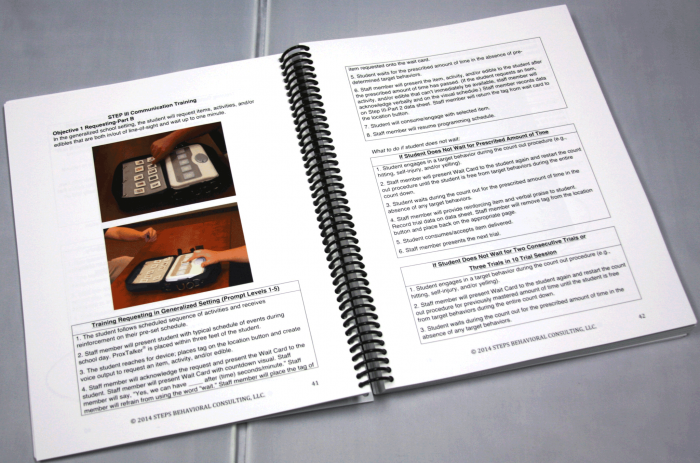 STEPS Manual - Approach to Comprehensive Communication Training with the ProxTalker LoganTech