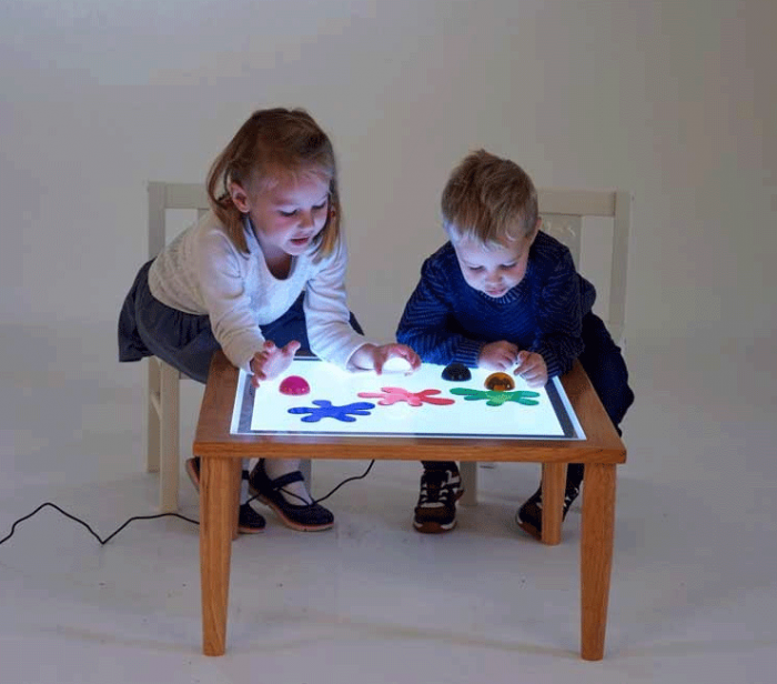 Wooden Light Table Special Needs Computers