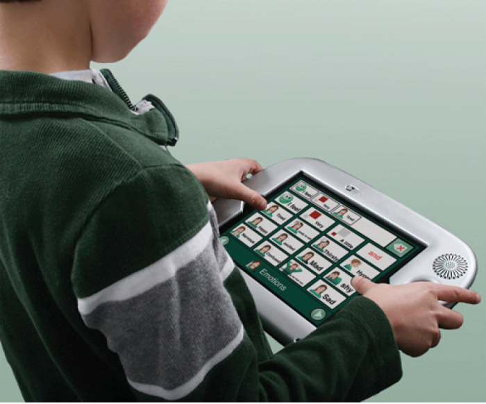 Boy using GoNow Case for iPad 2, 3, 4