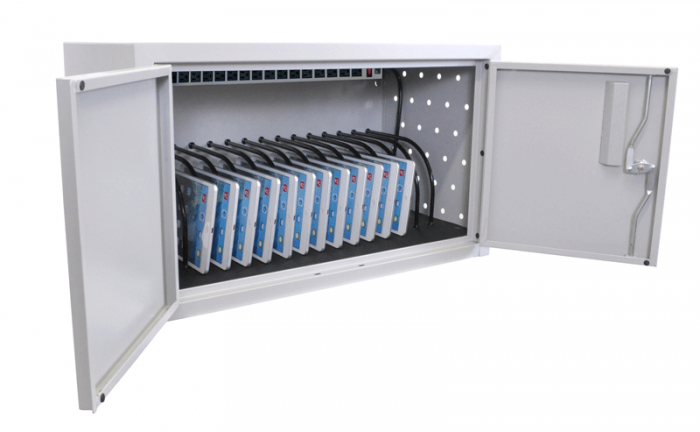 16-Tablet Wall / Desk Charging Station charging tablets