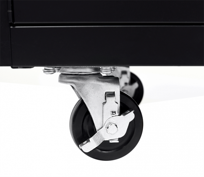 24-Laptop / Chromebook Charging Cart wheel