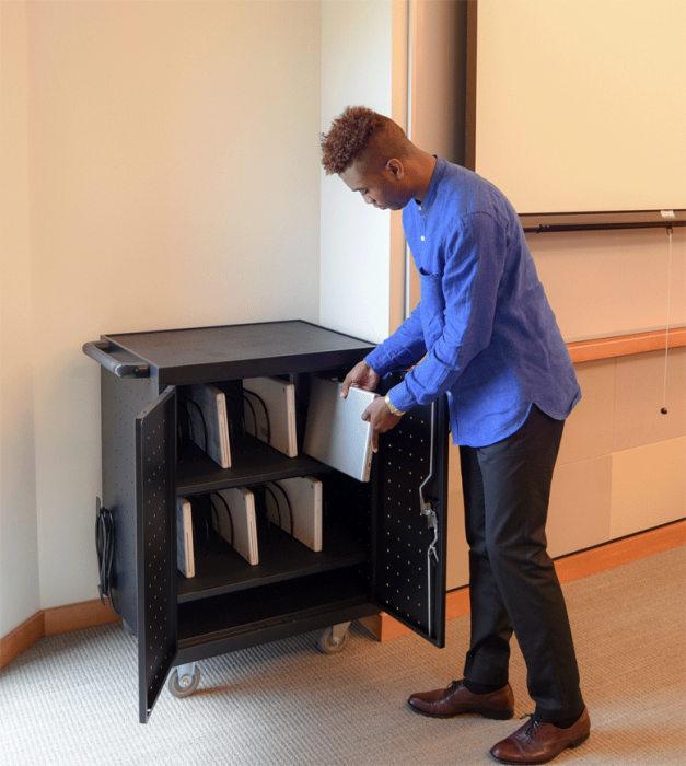 32-Laptop / Chromebook Charging Cart with Timer