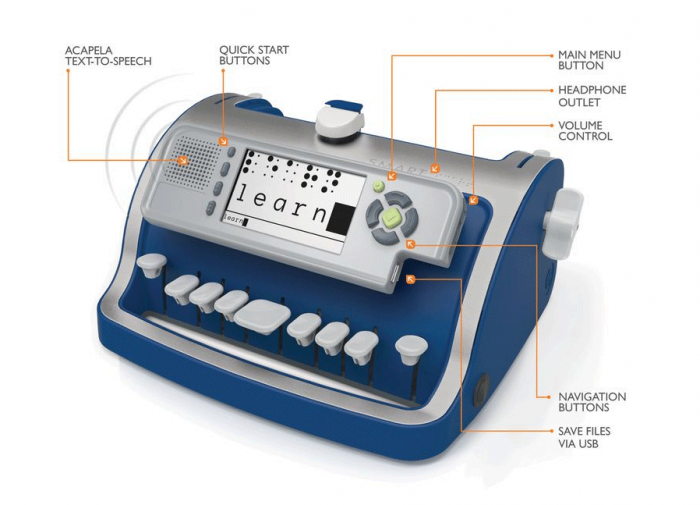 Perkins SMART Brailler description