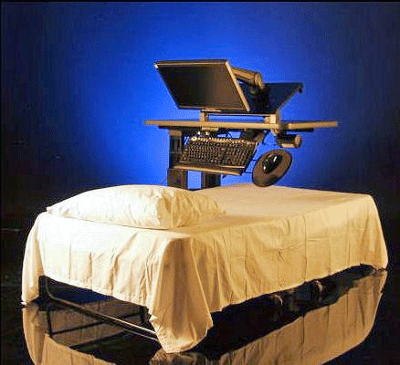 Overbed Table Workstation 4
