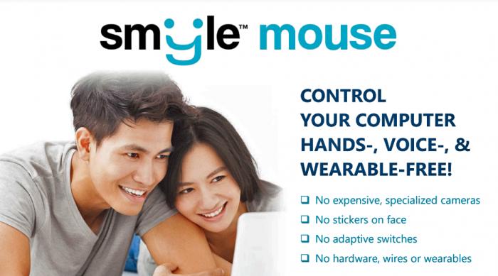 Smyle Mouse software for hands-free computer control.