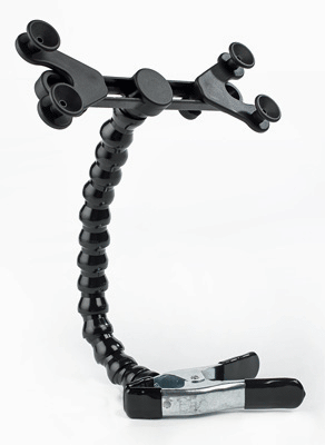 TABLET HOLDER WITH SPRING CLAMP - 14 INCH Modular Hose Mounts