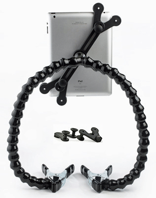 Tablet Holder w/Spring Clamp 18 inch Dual Arm Deep V #117162 Special Needs Computers - 2