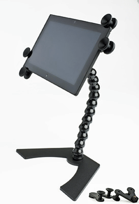 DESKTOP TABLET HOLDER WITH DEEP V-TABS