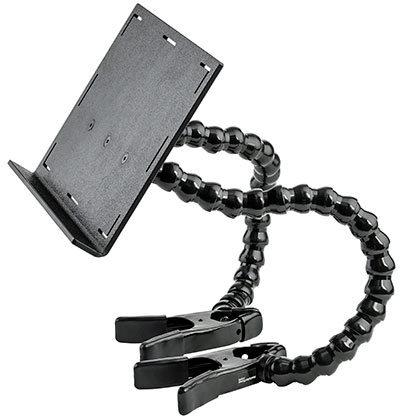 Podium with Dual Arms and Spring Clamps