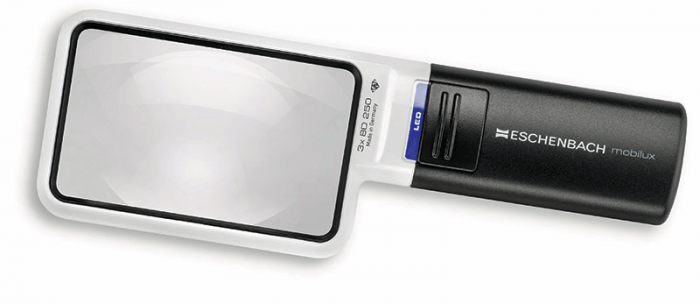 Mobilux LED Hand-held Magnifier - 3x