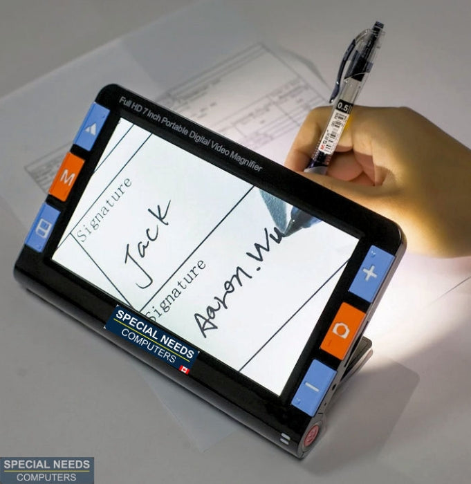 ZoomReader 700S PLUS: 7-Inch Portable Digital Video Magnifier Special Needs Computers