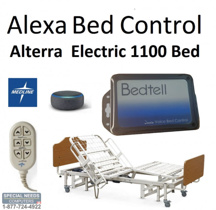Alexa Voice Controller for Medline Alterra Full Electric 1100 Bed Oratell Advanced Home Automation
