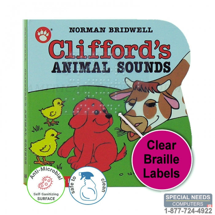 Braillables – Cut Sheet Braille Labels On a Book