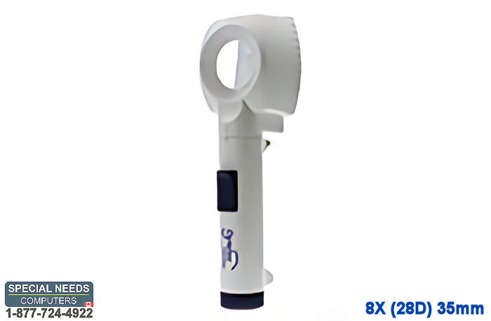 Optelec PowerMag+ Illuminated Stand Magnifier 8X (28D) 35mm