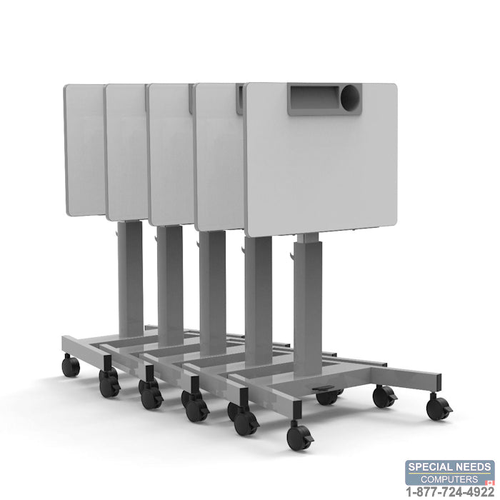 Pneumatic Adjustable Height Flip Top Student Desk/Nesting Desk