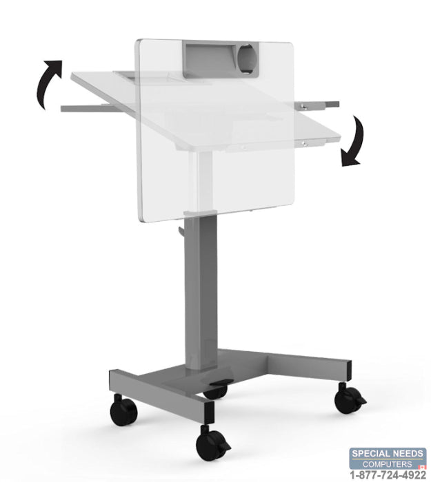 Pneumatic Adjustable Height Flip Top Student Desk/Nesting Desk