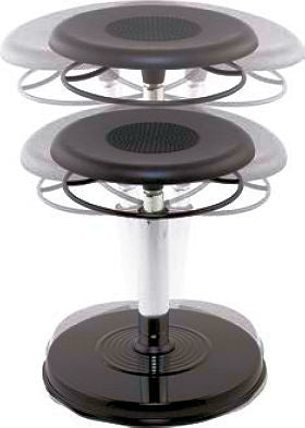 Teen-College adjustable hi-rise wobble chair - 21" - 31.5"